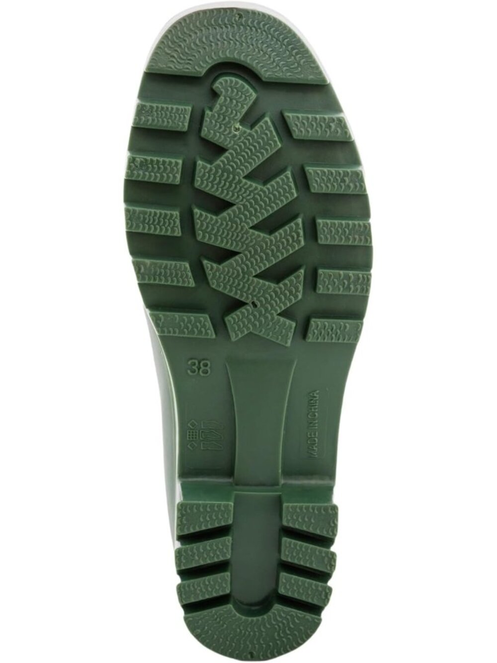 Women's Green Waterproof Fashion Garden Shoes Anti-Slipping Mid Calf Rain Boots - Picture 4 of 6